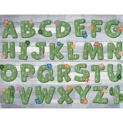 Environments® Cactus Alphabet Rug 7’ 6” x 12’