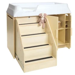 Environments® Changing Table with Plastic Top and Stairs