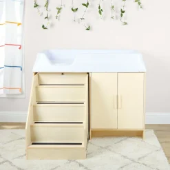 Environments® Changing Table with Plastic Top and Stairs
