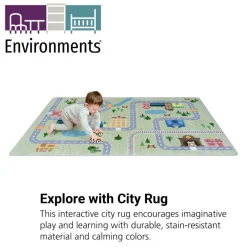 Environments® City/Town Rug 4’ x 6'