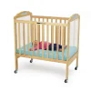 Environments® Compact Adjustable Clear View Crib with Mattress