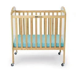 Environments® Compact Adjustable Clear View Crib with Mattress