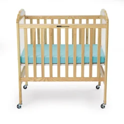 Environments® Compact Adjustable Clear View Crib with Mattress