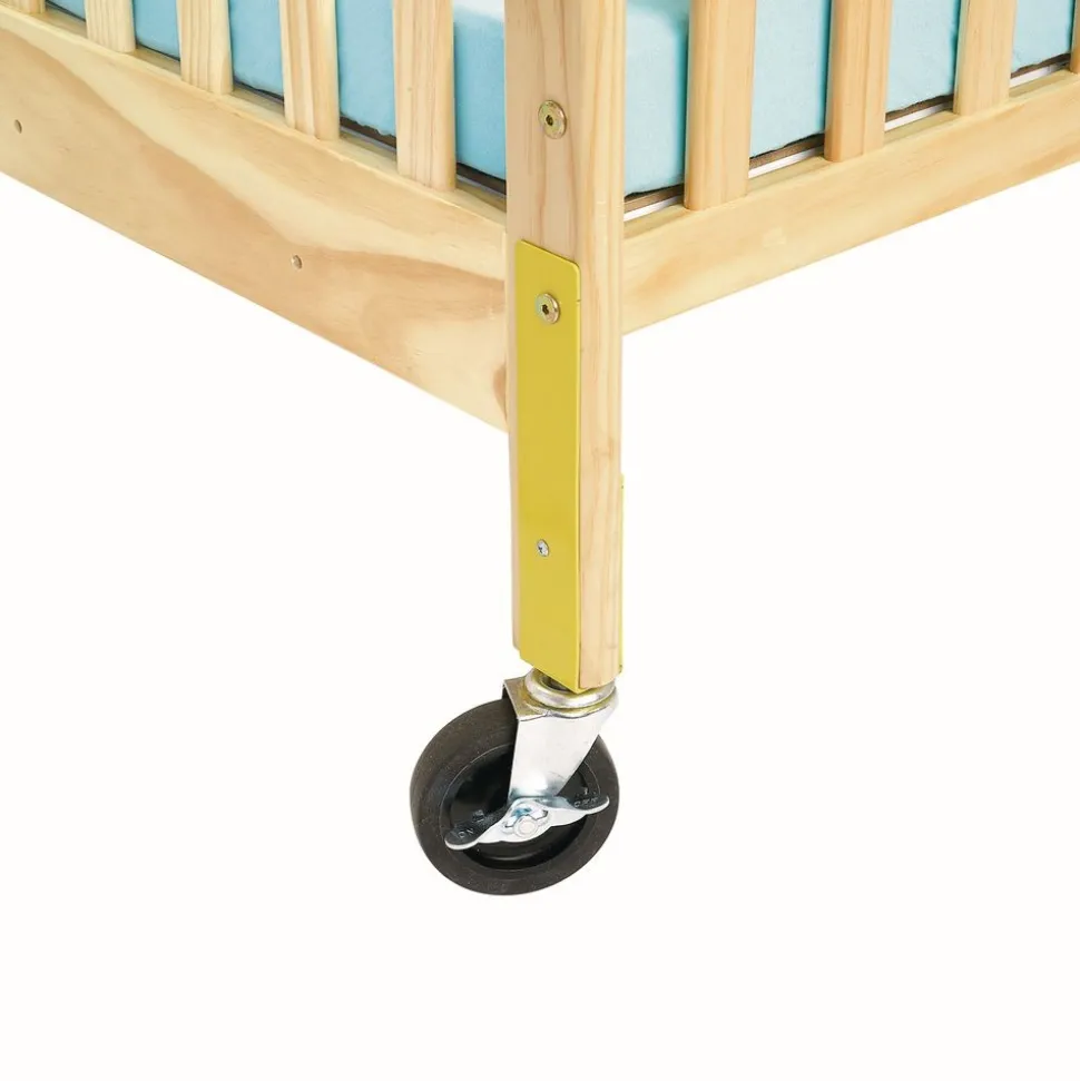 Environments® Compact Natural Evacuation Crib with Mattress