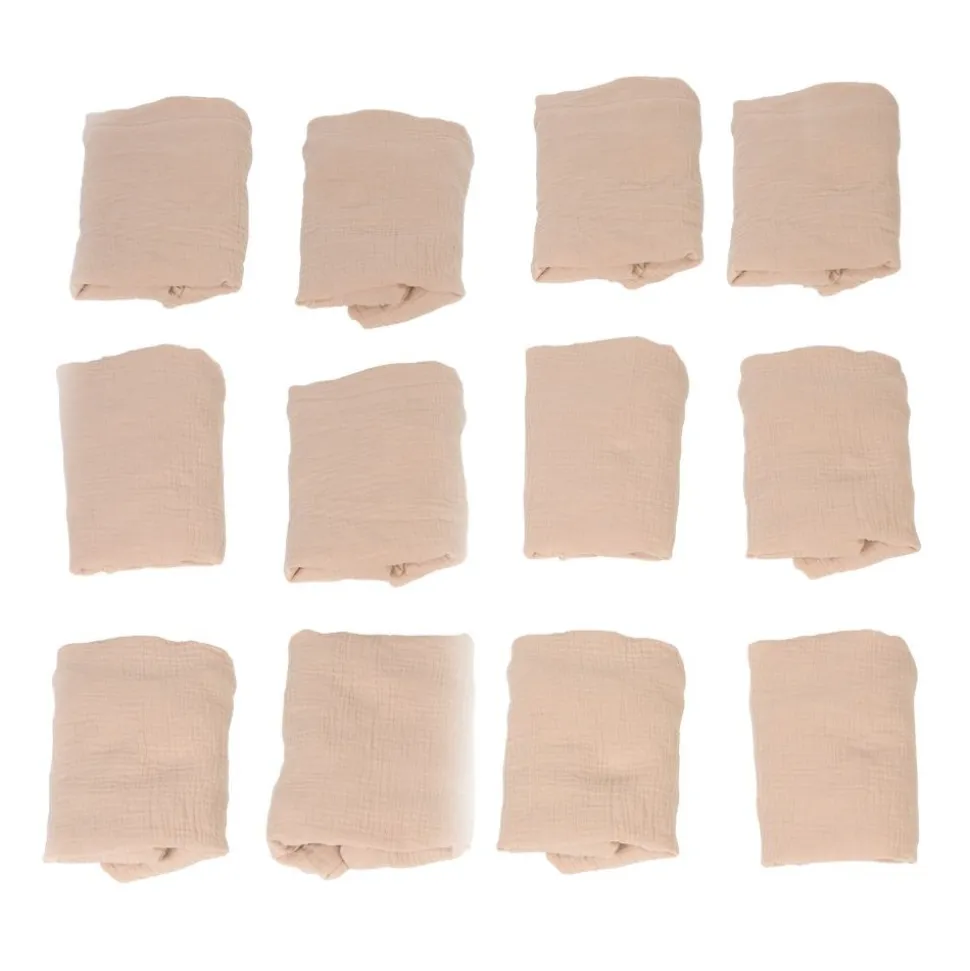 Environments® DreamStages™ Muslin Rest Mat Sheets - Set of 12