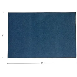 Environments® Dunes Indoor/Outdoor Carpet 4' x 6' - Mariner Blue