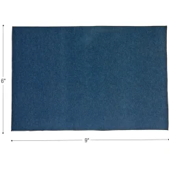 Environments® Dunes Indoor/Outdoor Carpet 6' x 9' - Mariner Blue