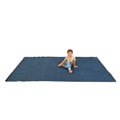 Environments® Dunes Indoor/Outdoor Carpet 7'6" x 12' - Mariner Blue