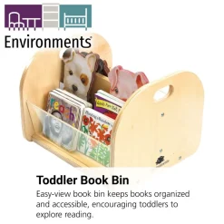 Environments® Easy View Toddler Book Bin