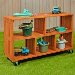 Environments® Indoor/Outdoor Rolling Storage Shelf