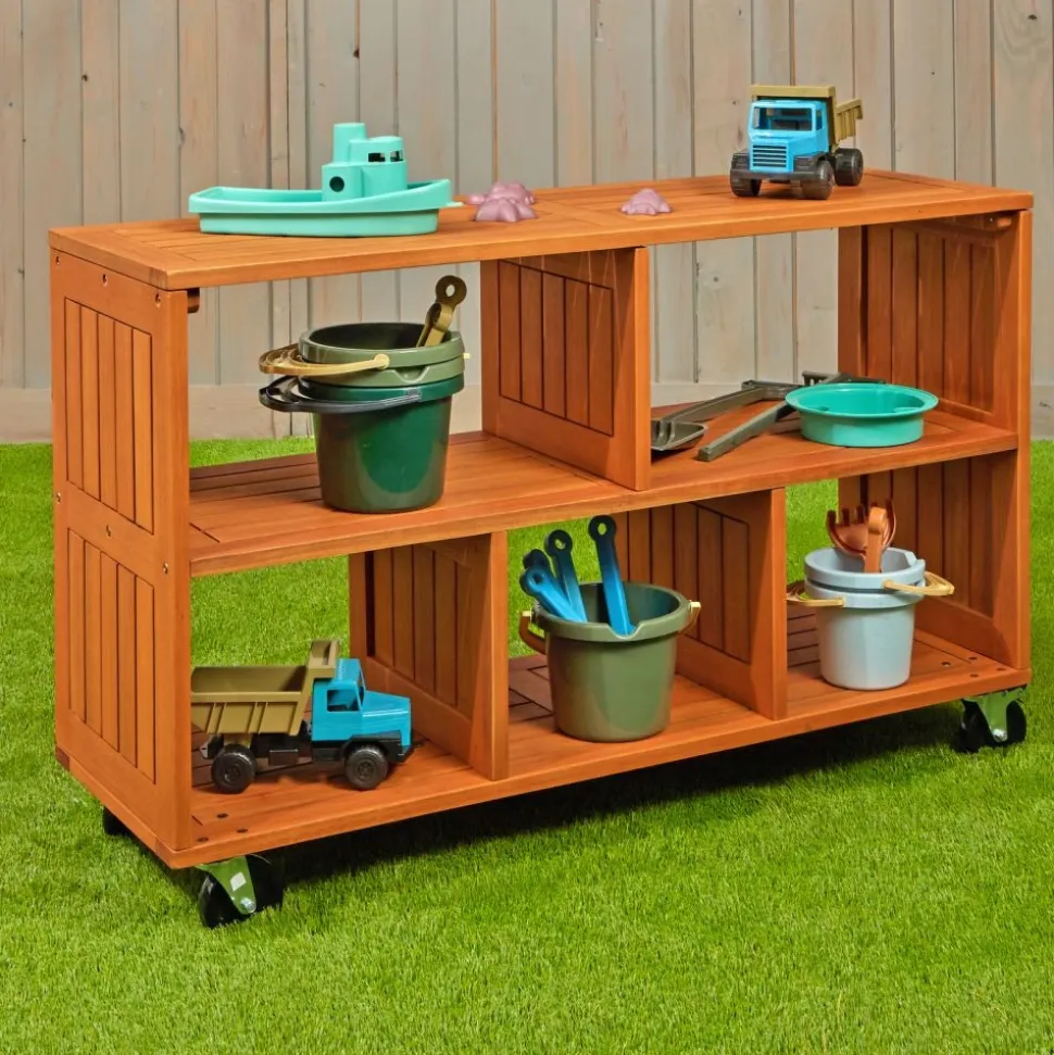 Environments® Indoor/Outdoor Rolling Storage Shelf