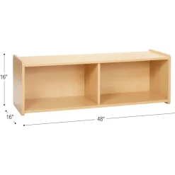Environments® Infant Storage Shelves with Acrylic Mirror on Back
