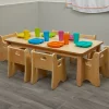 Environments® Infant/Toddler Rectangle Table & Chairs 48"L x 24W x 14"H