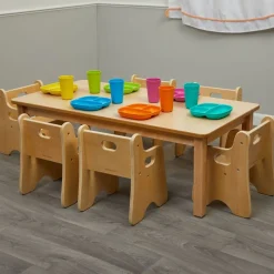Environments® Infant/Toddler Rectangle Table & Chairs 48"L x 24W x 14"H