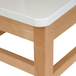 Environments® Ladderback White & Natural Toddler Chair, 8"H