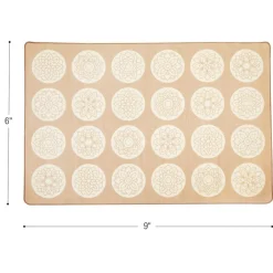 Environments® Mandala Tone on Tone Sit Spot 6' x 9' Pixel Perfect Carpet