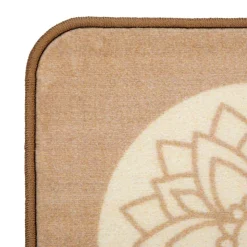 Environments® Mandala Tone on Tone Sit Spot 6' x 9' Pixel Perfect Carpet