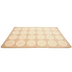Environments® Mandala Tone on Tone Sit Spot 6' x 9' Pixel Perfect Carpet