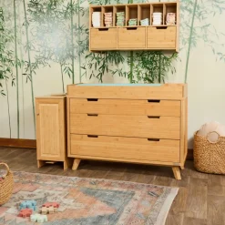 Environments® Milestones™ Bamboo Wall Mounted Storage