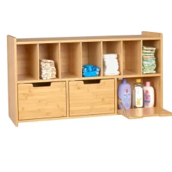 Environments® Milestones™ Bamboo Wall Mounted Storage