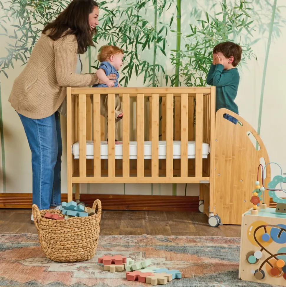 Environments® Milestones™ Bamboo Adjustable Compact Crib