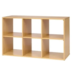 Environments® Milestones™ 6 Cubbie Bamboo Storage Shelf
