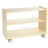 Environments® Mobile 23 3/4"H Storage with Clear Back - Assembled