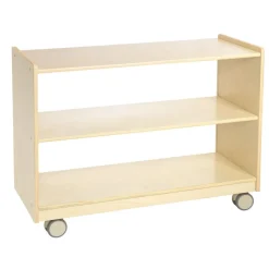 Environments® Mobile 23 3/4"H Storage with Clear Back - Assembled