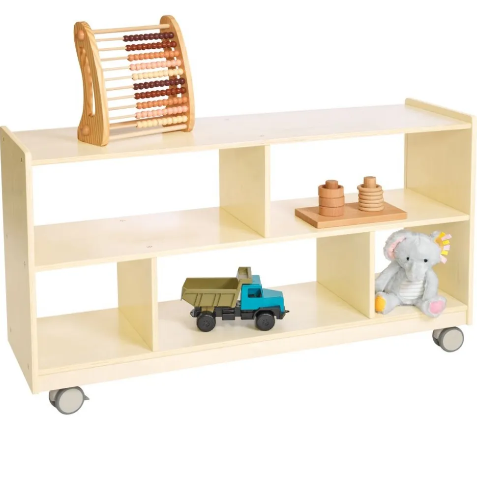 Environments® Mobile 24"H Toddler Storage with Clear Back - Assembled