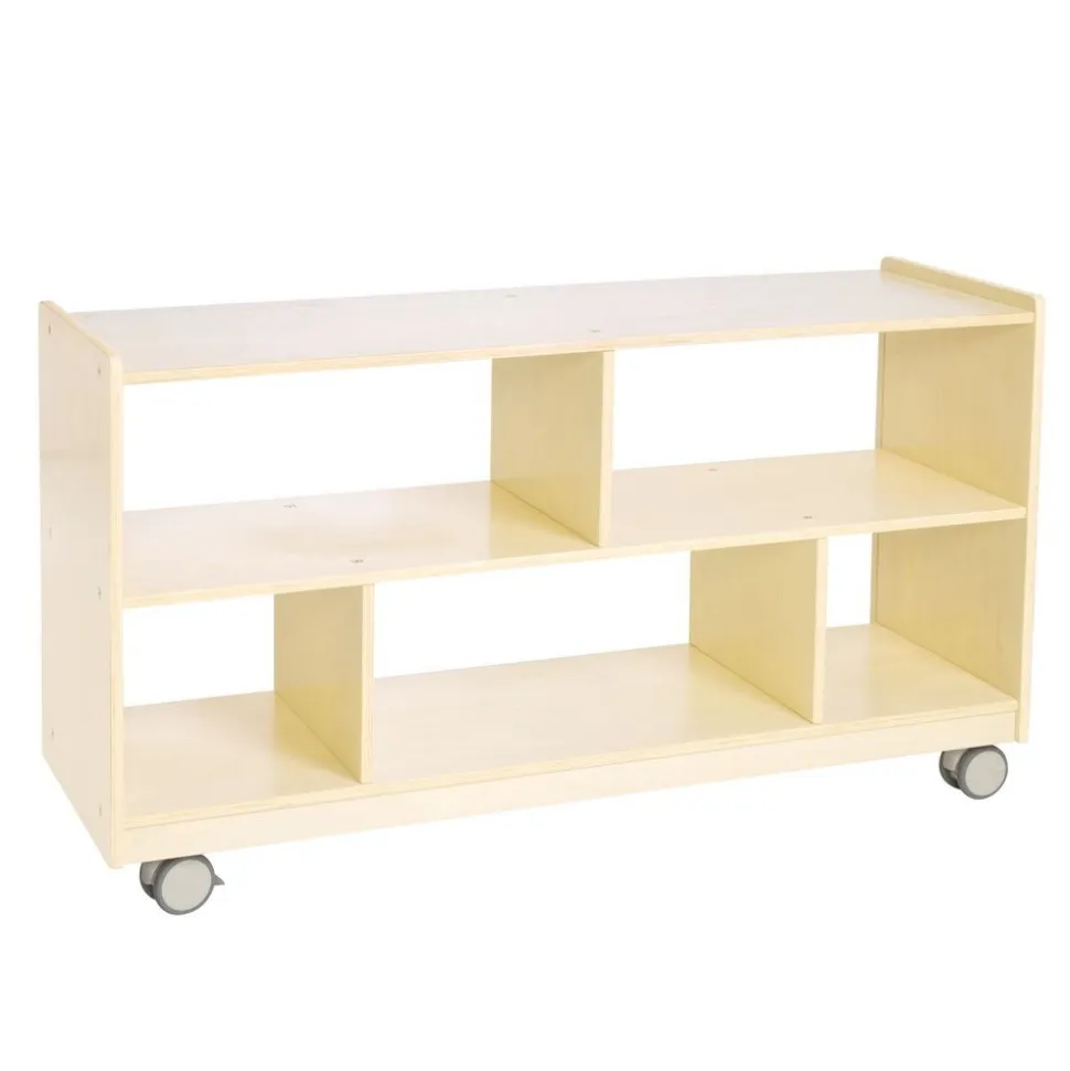 Environments® Mobile 24"H Toddler Storage with Clear Back - Assembled