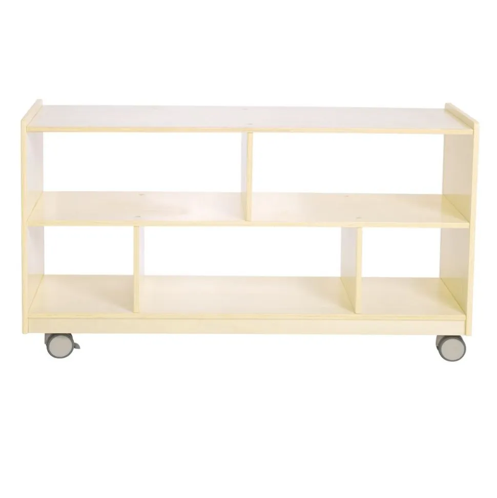 Environments® Mobile 24"H Toddler Storage with Clear Back - Assembled