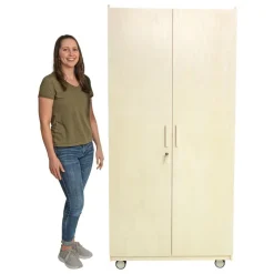 Environments® Mobile Teacher's Locking Storage Cabinet - Ready to Assemble