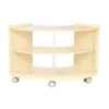 Environments® Mobile Toddler Curved Storage Unit - Assembled