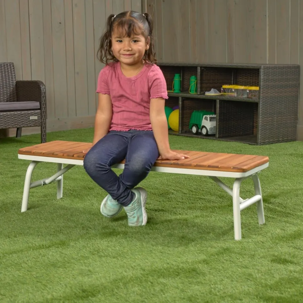 Environments® Outdoor Aluminum Picnic Benches - Set of 2