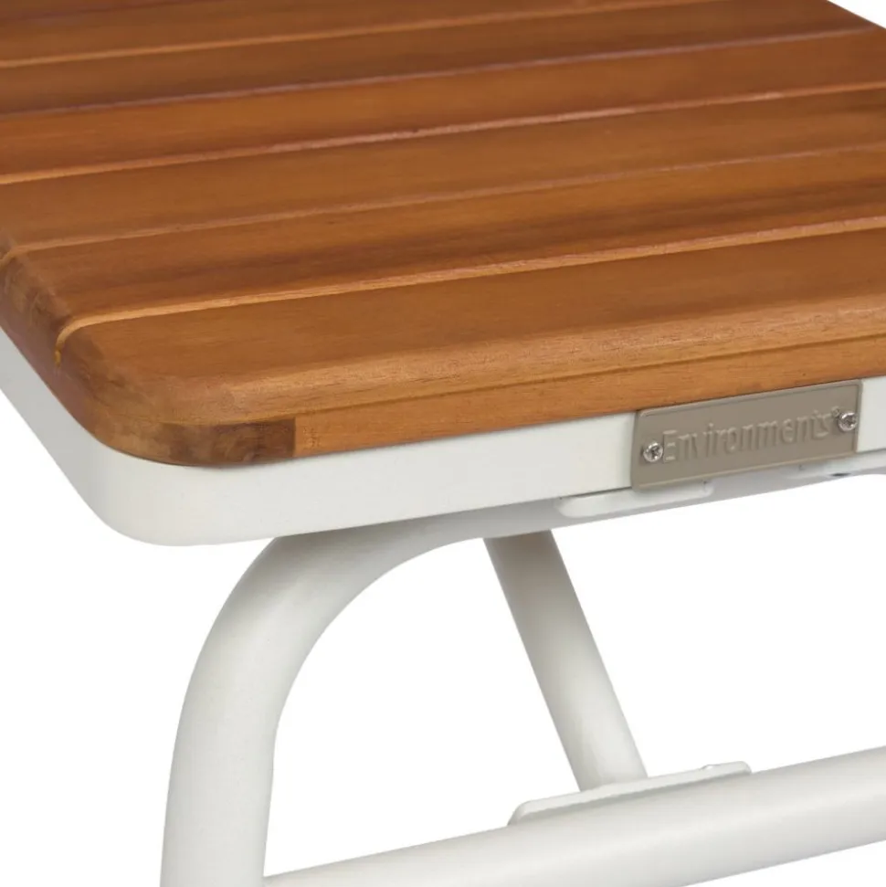 Environments® Outdoor Aluminum Picnic Benches - Set of 2
