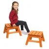 Environments® Outdoor Eucalyptus Stool (Set of 2)