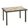 Environments® Outdoor Smooth Top Wicker Table -26" (School Age Height)