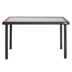Environments® Outdoor Smooth Top Wicker Table -26