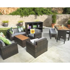 Environments® Outdoor Wicker Sofa (Preschool Height)