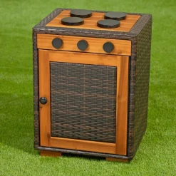 Environments® Outdoor Wicker Stove Cooker