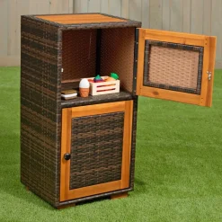 Environments® Outdoor Wicker Refrigerator