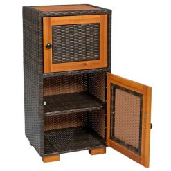 Environments® Outdoor Wicker Refrigerator