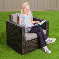 Environments® Outdoor Wicker Chair (School Age Height)