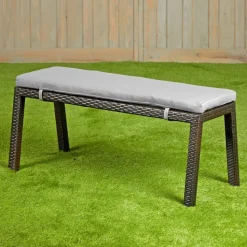 Environments® Outdoor Wicker Bench (School Age Height)