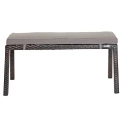 Environments® Outdoor Wicker Bench (School Age Height)
