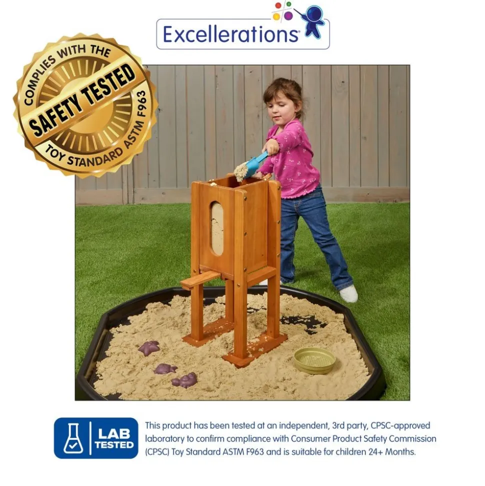 Environments® Outdoor Wooden Sand Funnel