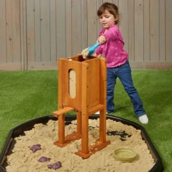 Environments® Outdoor Wooden Sand Funnel
