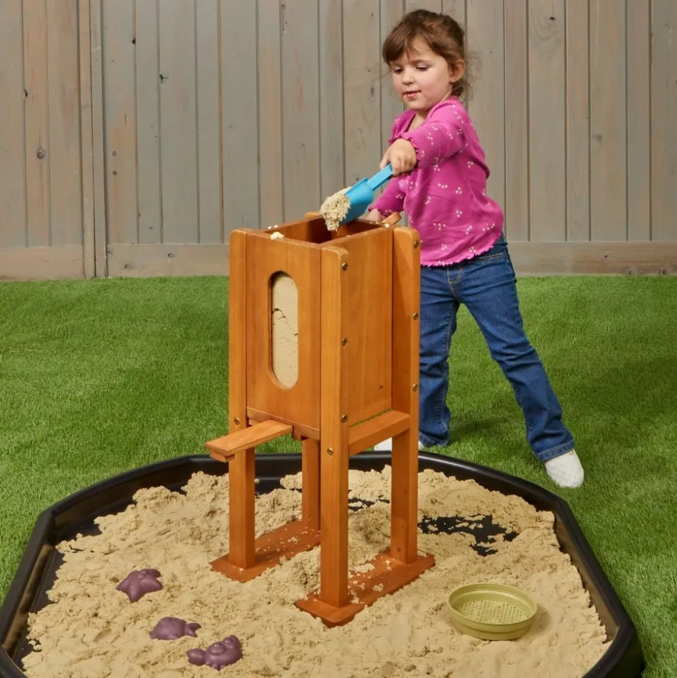 Environments® Outdoor Wooden Sand Funnel