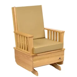 Environments® Premium Easy-Care Glider Rocker with Sand Cushion