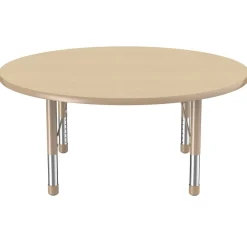 Environments® 48" Round Activity Table with Adjustable Chunky Legs - Maple/Maple